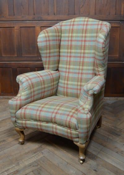 Edwardian Wingback Armchair SAI3081 - Image 9