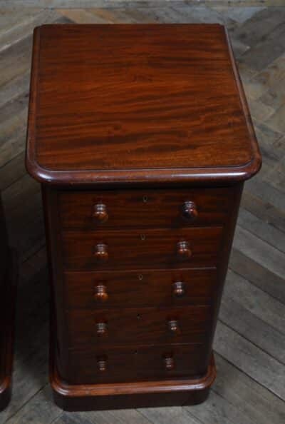 Pair Of Victorian Mahogany Bedside Drawers SAI3367 chest of drawers Antique Chest Of Drawers 8