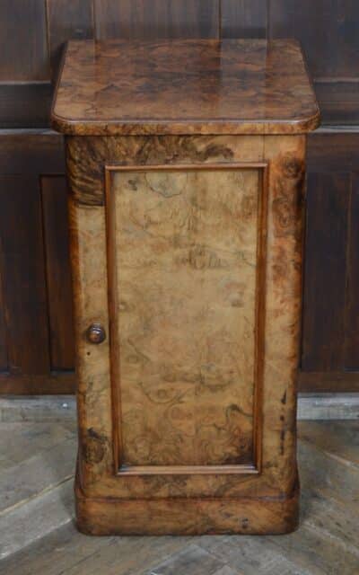 Victorian Walnut Bedside Cabinet/pot Cupboard SAI3347 Pot cupboard Antique Cabinets 5