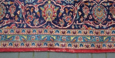 Vintage Kashan Hand Made Rug SAI3378 Antique Rugs 18