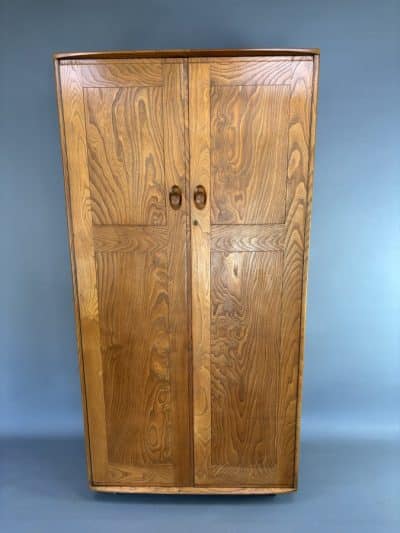 Mid Century Ercol Windsor Elm Single Wardrobe