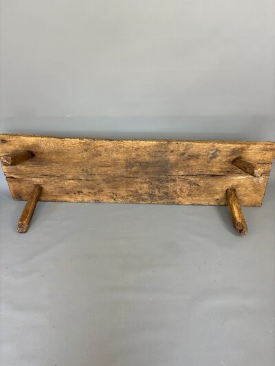 Large 19th Century Oak Pig Bench 19th century Antique Benches 11