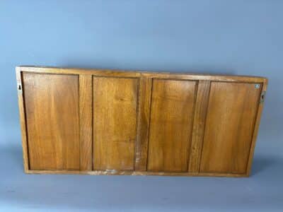 Mid Century Ercol Solid Elm Plate Display Rack elm Antique Cabinets 6