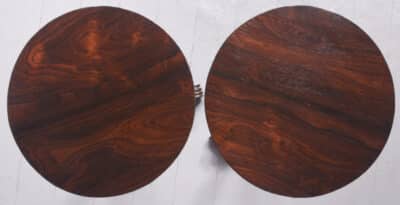 Rare Pair of William IV Circular Rosewood Occasional Tables Antique tables UK Antique Tables 9