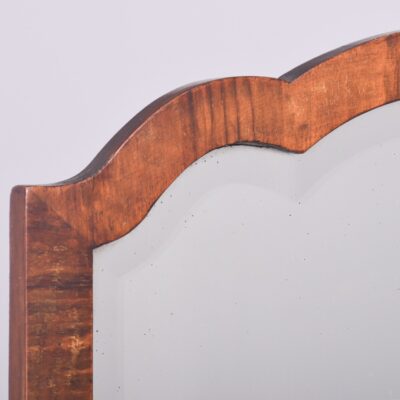 Neat Sized Mahogany Framed Bevel-Edged Cheval Mirror Cheval Mirror Antique Mirrors 5