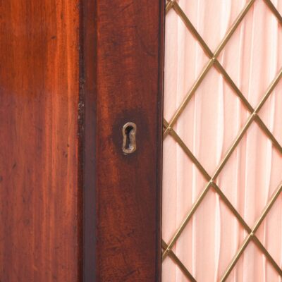 Quality Brass Regency Mahogany Pier Cabinet with Brass Grill Door pier cabinet Antique Cabinets 5