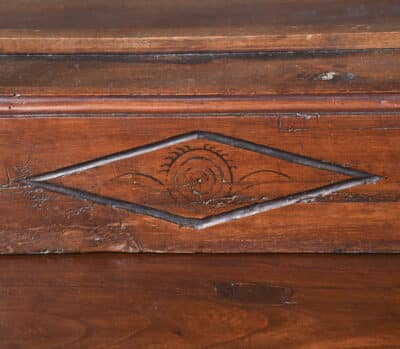 Unusual French, Tall Inlaid Fruitwood Dresser with Lovely Colour and Patina - Image 4