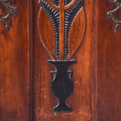 Unusual French, Tall Inlaid Fruitwood Dresser with Lovely Colour and Patina - Image 7