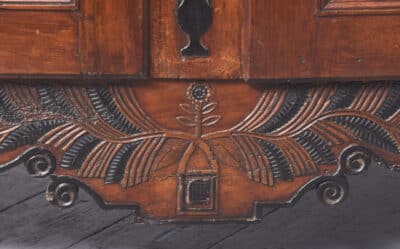 Unusual French, Tall Inlaid Fruitwood Dresser with Lovely Colour and Patina - Image 9