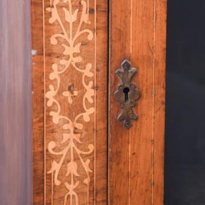 Victorian Walnut and Marquetry Inlaid Pier Cabinet Antique Cabinet Antique Cabinets 5