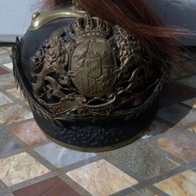 German Military Officers 1WW Helmet. Military & War Antiques 4