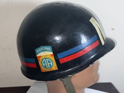 Vietnam USA Military Police Officers Helmet Military & War Antiques 4