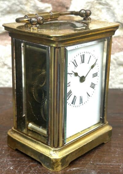 Spendid Antique French Carriage Clock – circa 1900 carriage clock Antique Clocks 4