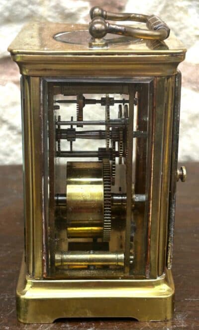 Spendid Antique French Carriage Clock – circa 1900 carriage clock Antique Clocks 6