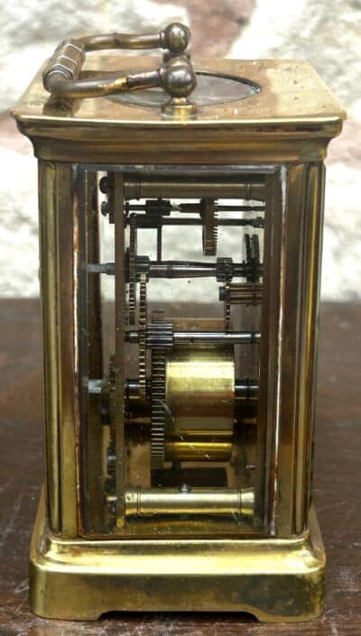 Spendid Antique French Carriage Clock – circa 1900 carriage clock Antique Clocks 7