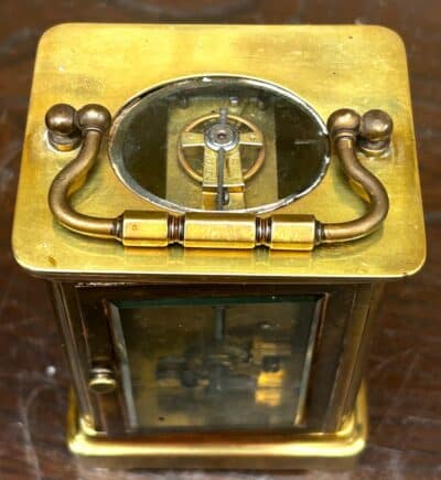 Spendid Antique French Carriage Clock – circa 1900 carriage clock Antique Clocks 8