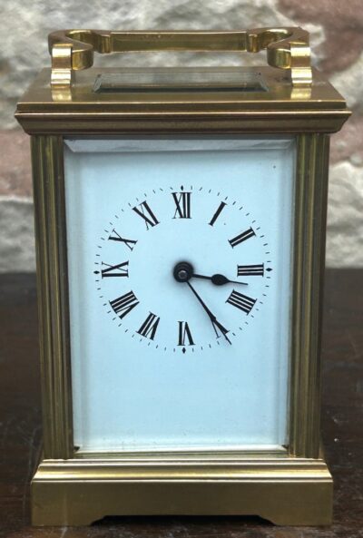 Charming Antique French Carriage Clock carriage clock Antique Clocks 3