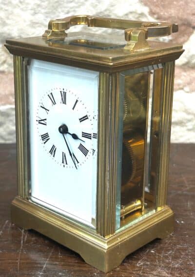 Charming Antique French Carriage Clock carriage clock Antique Clocks 5