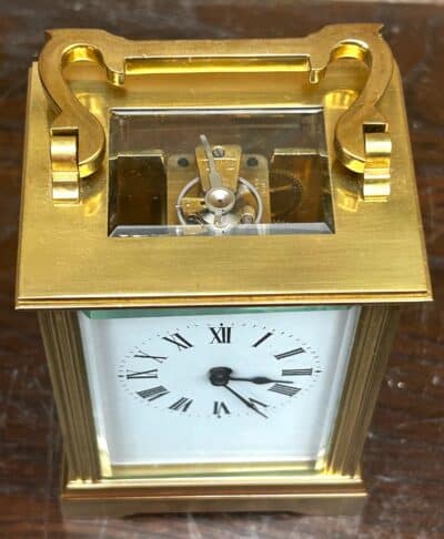 Charming Antique French Carriage Clock carriage clock Antique Clocks 6