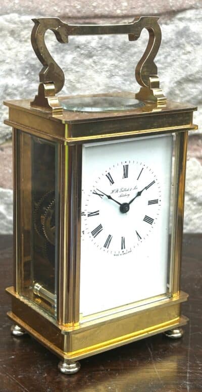 Lovely Antique H R Tribbock & Son Carriage Clock carriage clock Antique Clocks 5