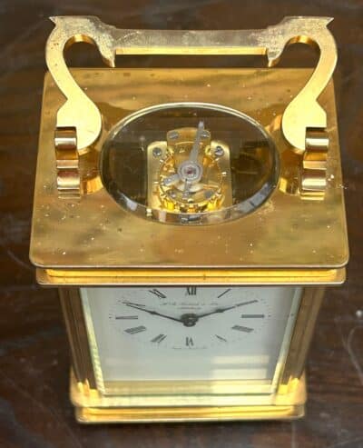 Lovely Antique H R Tribbock & Son Carriage Clock carriage clock Antique Clocks 11