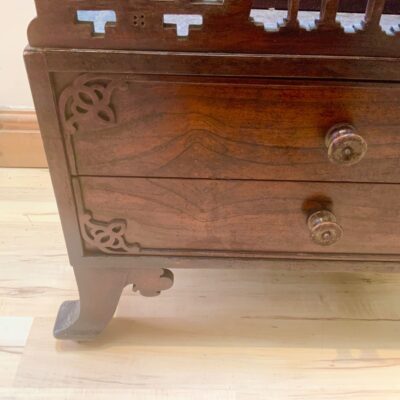 Canterbury in rosewood Chippendale influence, maker Gillows Antique Furniture 7