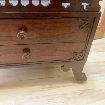 Canterbury in rosewood Chippendale influence, maker Gillows Antique Furniture 8