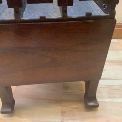 Canterbury in rosewood Chippendale influence, maker Gillows Antique Furniture 25