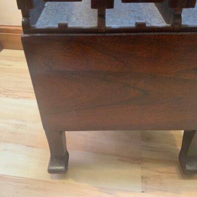 Canterbury in rosewood Chippendale influence, maker Gillows Antique Furniture 26