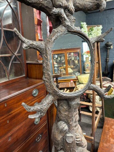 Bear Coat Stand wh mirror Antique Furniture 10