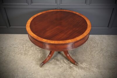 George III Mahogany Drum Table - Image 7