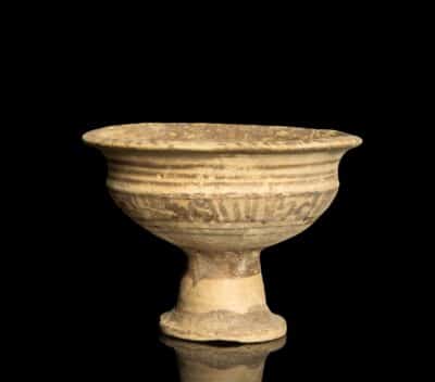 Indus Valley Pottery Chalice with Decoration Antiquities 5