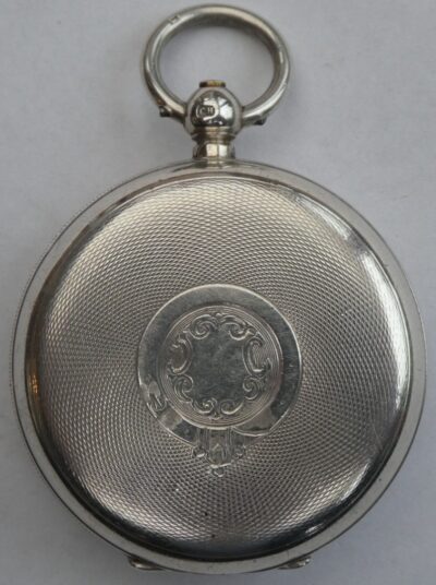 Heavy Silver JW Benson London Pocket Watch 1913 Makers To The Queen pocket watch Antique Silver 4