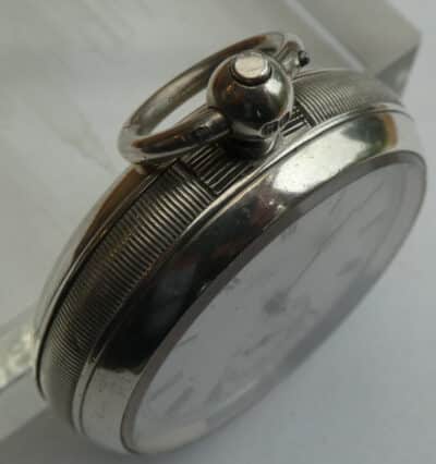 Heavy Silver JW Benson London Pocket Watch 1913 Makers To The Queen pocket watch Antique Silver 5