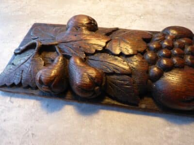 A PAIR of 17th/18th century carved oak panels 5137 carving Antique Art 4