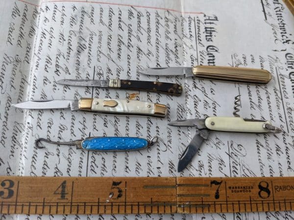 Miniature penknives very nice lot Antique Knives 5