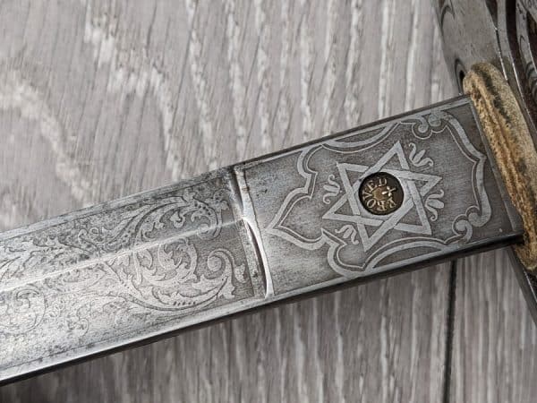 Canadian rifle officers sword with bever mark - Image 6