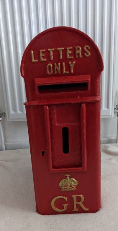 George rex post box very rare and 100 percent original post box Antique Collectibles 6