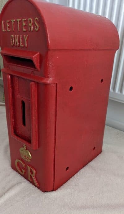 George rex post box very rare and 100 percent original post box Antique Collectibles 7