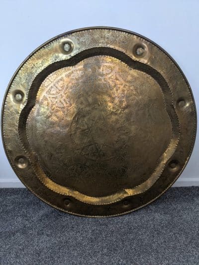 Morocco 19th century charger over 36 inch absolutely stunning