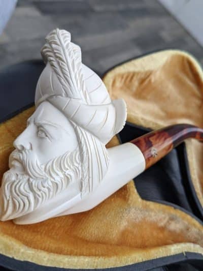 Altinay meerschaum pipe made by master craftsman meerschaum pipes Antique Collectibles 8