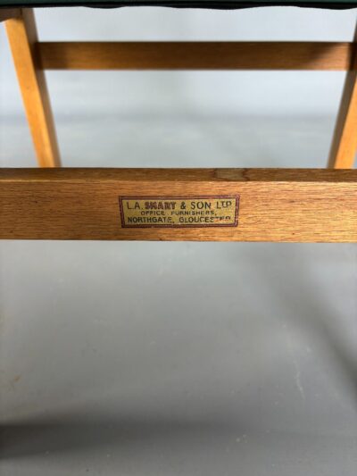 Mid Century Oak Desk Chair desk Antique Chairs 10