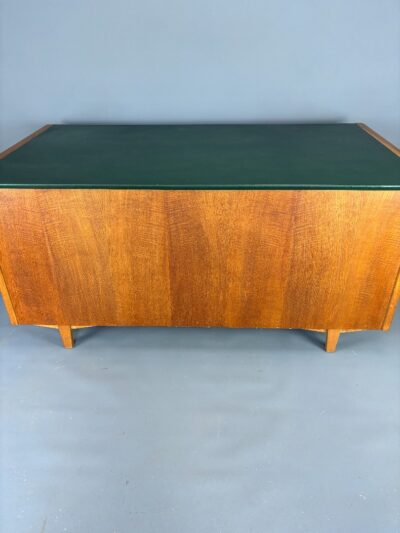 Large Mid Century Oak Writing Desk by Carsons - Image 12