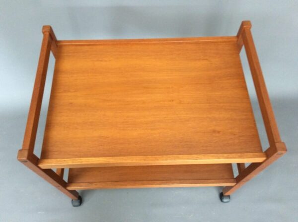 Mid Century Teak Danish Drinks Trolley danish Antique Furniture 4