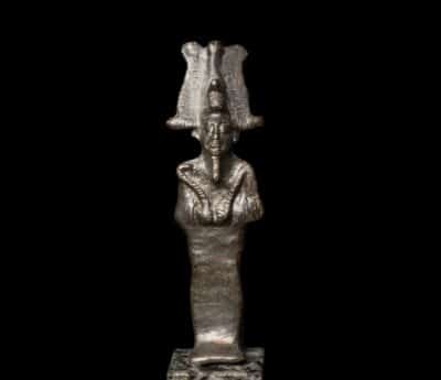 Ancient Egyptian bronze Osiris statuette Antiquities 3