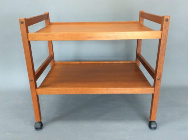 Mid Century Teak Danish Drinks Trolley