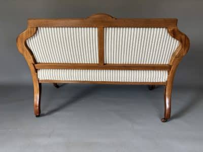 Edwardian Walnut Two Seater Sofa - Image 8