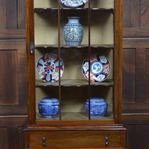 Edwardian Dome Topped Mahogany Display Cabinet SAI3406 Mahogany Antique Cabinets