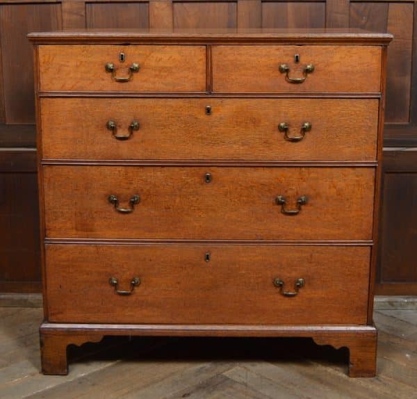 Georgian Oak Chest Of Drawers SAI3059 Antique Draws 3