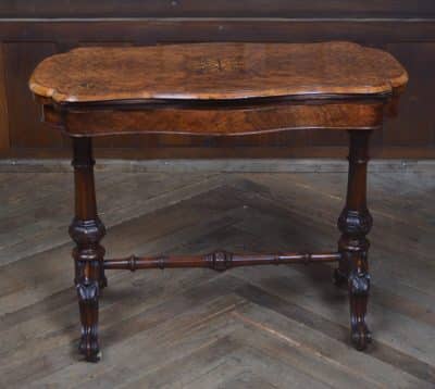 Victorian Walnut Fold-over Games Table SAI3221 Antique Furniture 8